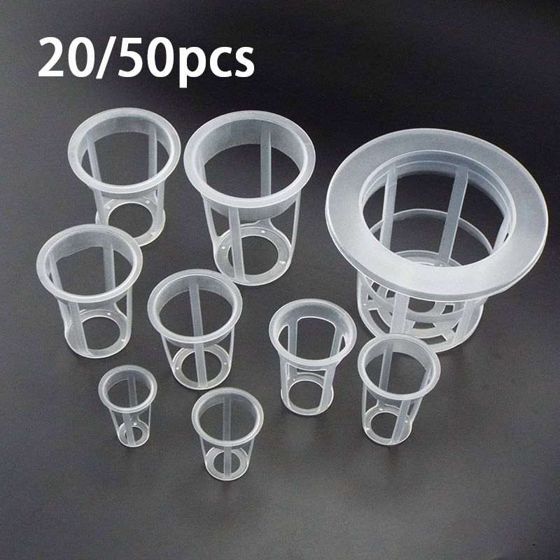 Hydroponic Grow Pod - メッシュ植物植木鉢、水耕栽培バスケット、ホルダーネットリフィールカップ、垂直庭野菜の植栽、d4