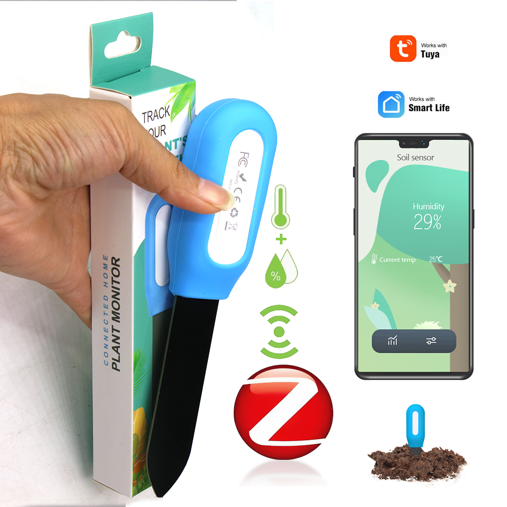 Plant Sensor - スマート Zigbee 土壌センサー 家庭菜園 温室 植物