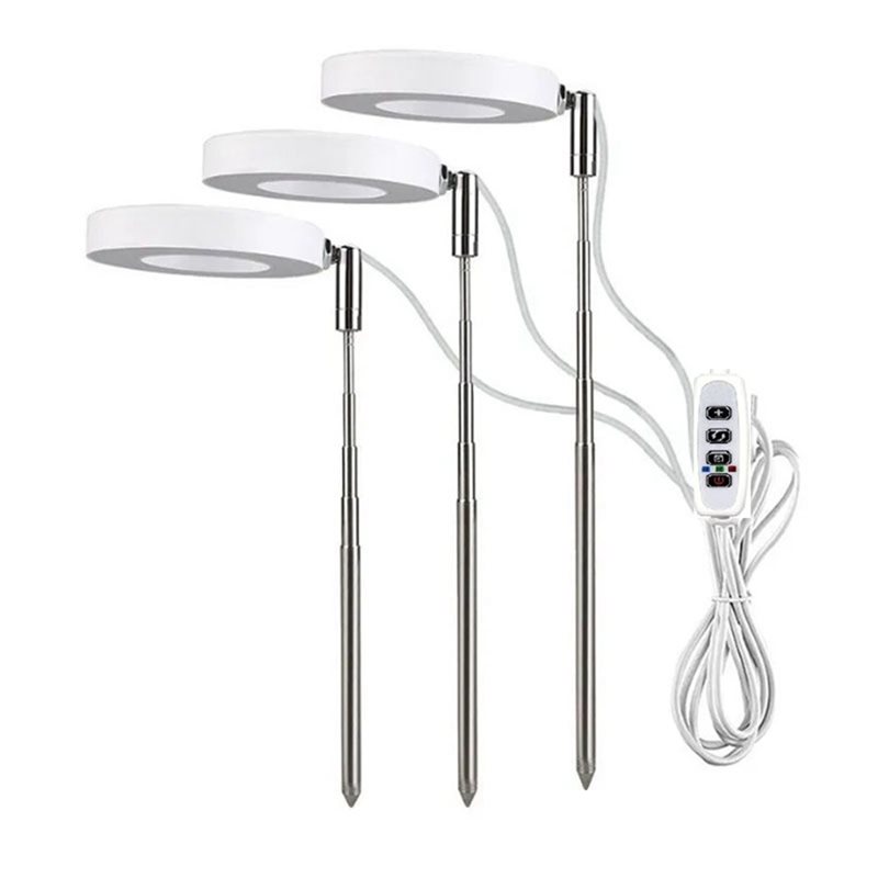 Plant Grow Light Full Spectrum - FYBL-LED植物育成ライト。全スペクトル対応、調光機能付き。タイマー内蔵。室内植物や水耕栽培に最適。