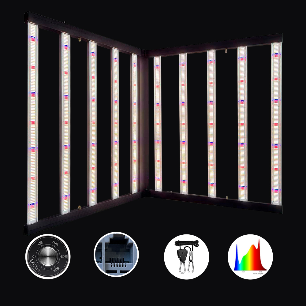 Grow Light Led - SLTMAKS 8x6フィート 4x6フィート 1000W グロウライト 10バー