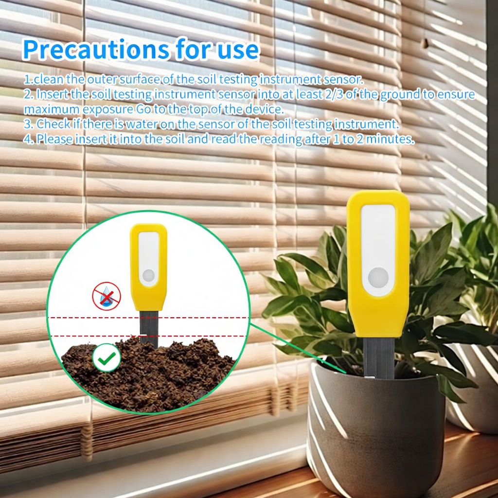 WiFi 土壌モニター Tuya スマート温度および湿度セン - Garden Camera のレビューと価格