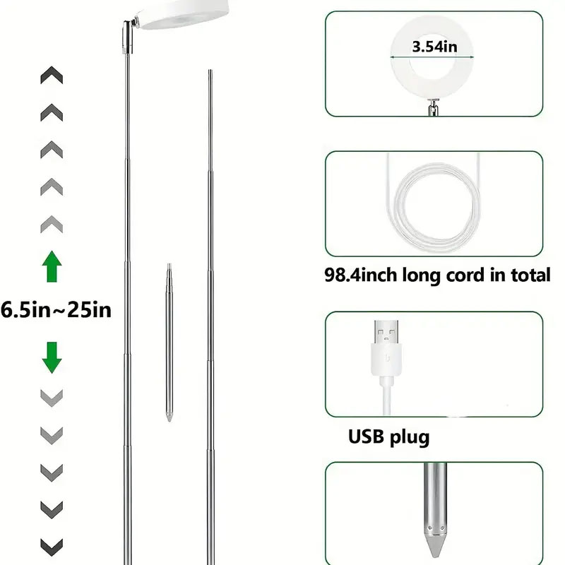LED 成長ライト フルスペクトル植物ランプ 調節可能な調光 - Indoor Garden Kit のレビューと価格