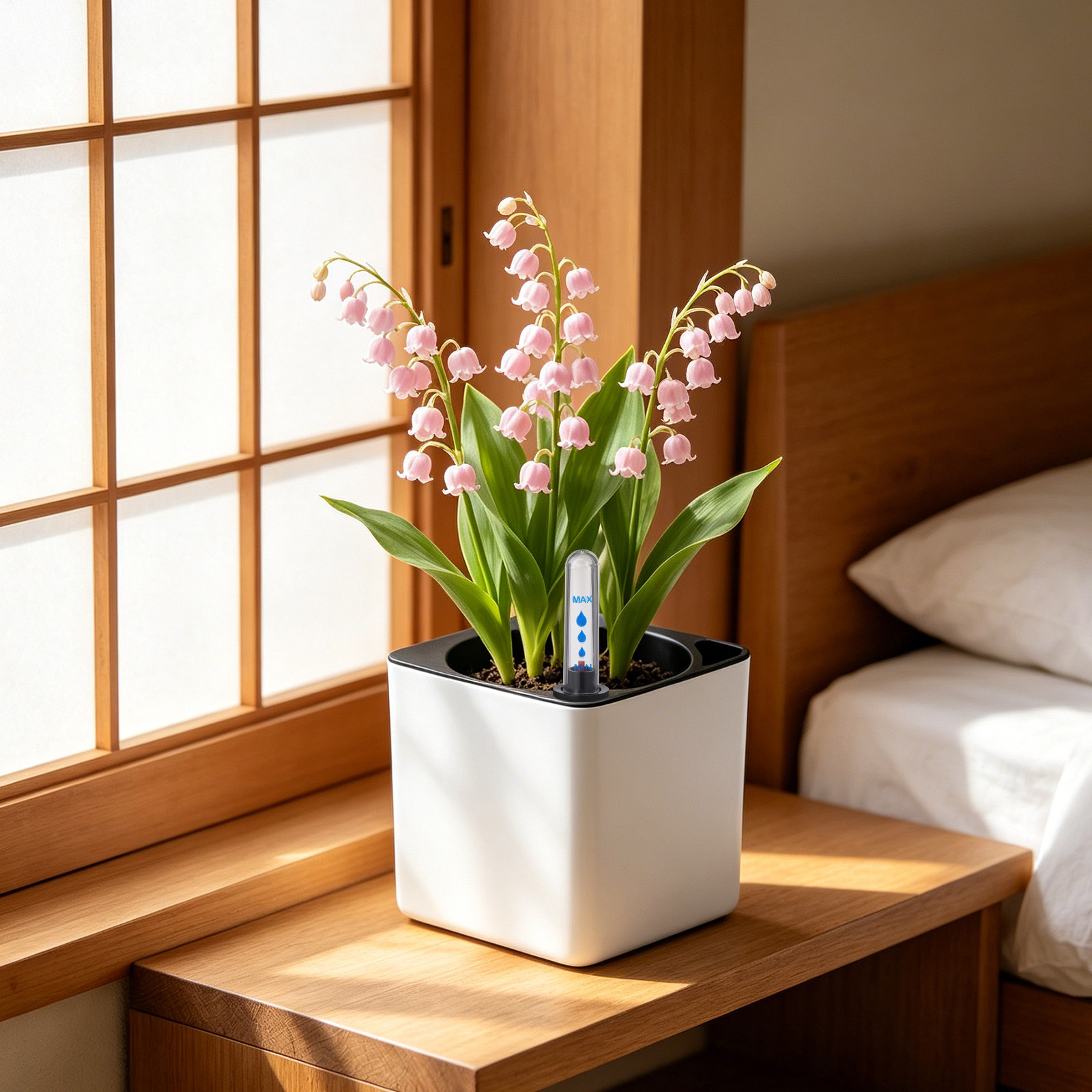 2個入り 水不足リマインダー 植物用フロート式水位計 鉢植え - Plant Monitor のレビューと価格
