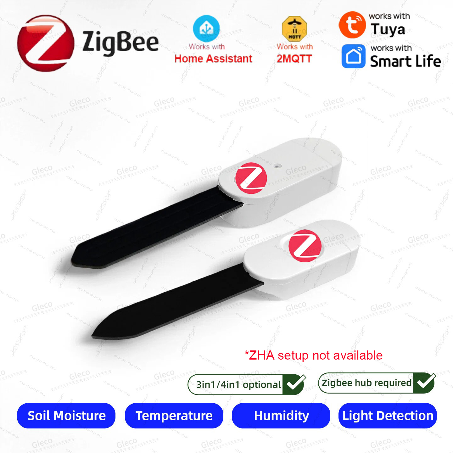 Zigbee 土壌水分センサーメーター温度湿度肥沃度光テスタ - Plant Monitor のレビューと価格