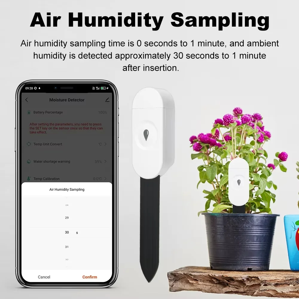 スマートZigbee植物モニター。Tuyaアプリと連携し、土 - Plant Sensor のレビューと価格