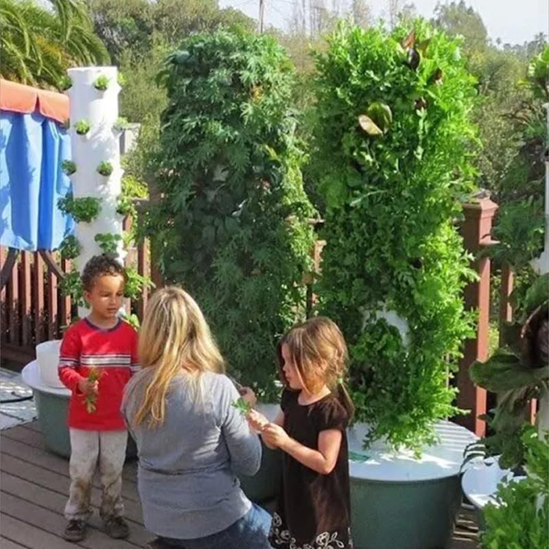 垂直水耕栽培タワー エアロポニックタワー 果物と野菜用 9層 - Hydroponic Tower のレビューと価格